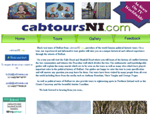 Tablet Screenshot of cabtoursni.com